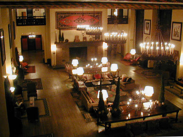 The Ahwahnee Hotel, inspiration for The Overlook Hotel in Kubrick's The Shining.